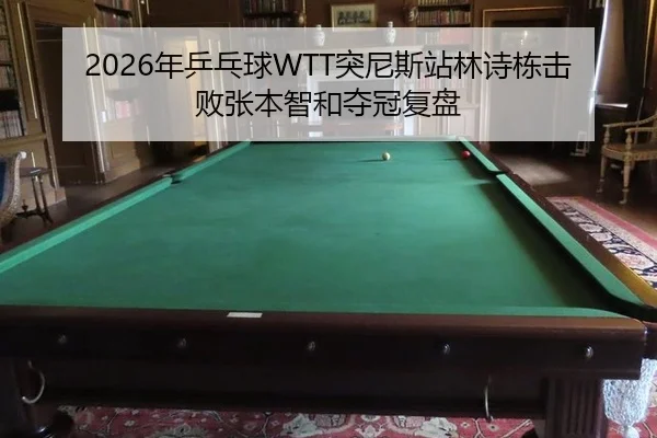 2026年乒乓球WTT突尼斯站林诗栋击败张本智和夺冠复盘